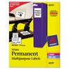 Avery Dennison ID Label, 1-1/4x1.7, White, PK480 6570